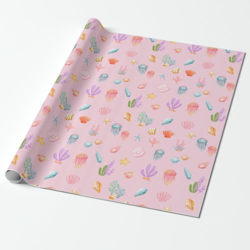 Under The Sea Pattern Wrapping Paper