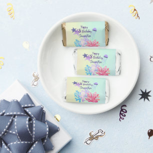 Under the Sea Personalized Mini Candy Bars Hershey's Miniatures
