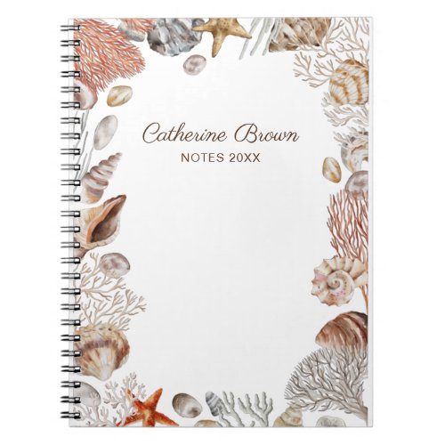 Under the sea personalized notebook