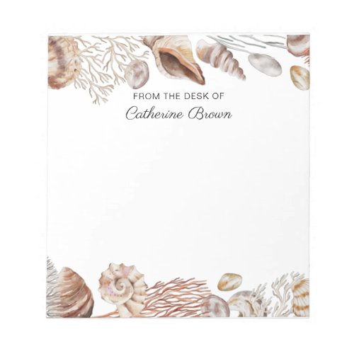 Under the sea personalized notepad