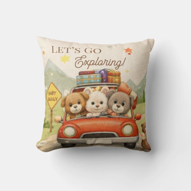 under the sea pillow | nursery decor | ocean (Front)
