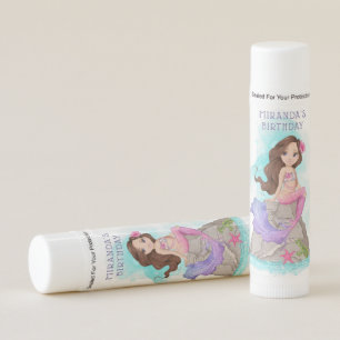 Under the Sea Pink and Purple Mermaid Lip Balm