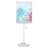 Under the Sea Pink/Girl Baby Nursery Lamp (Left)
