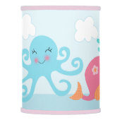 Under the Sea Pink/Girl Baby Nursery Lamp Shade (Left)