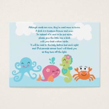 Under The Sea/pink Whale Favor Tag/card by Personalizedbydiane at Zazzle