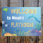 Under The Sea Playhouse Welcome Doormat at Zazzle