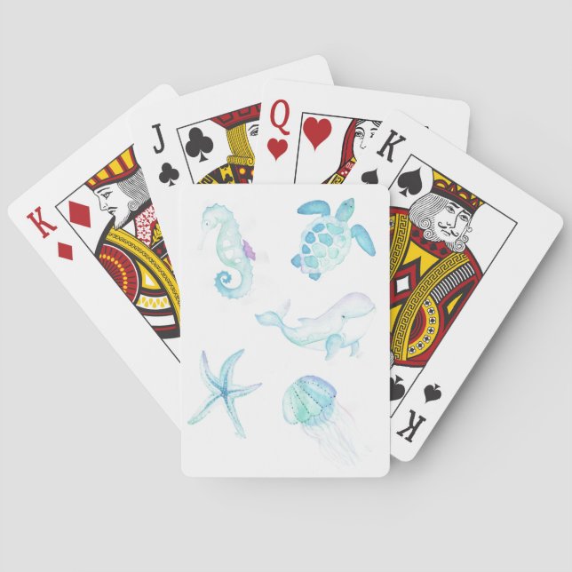 Under The Sea Poker Cards (Back)