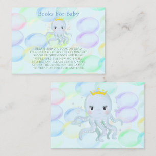 Under The Sea Prince Octopus Boy Books For Baby Business Card