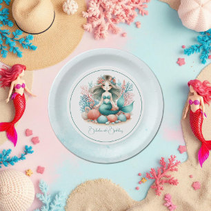 “Under the Sea Princess” Mermaid Birthday Party Paper Plates