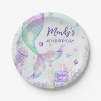 Under the Sea Purple Teal Little Mermaid