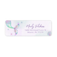 Under the Sea Purple Teal Little Mermaid Return