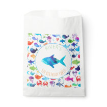 Under The Sea Rainbow Fish Birthday Baby Shower Favor Bag