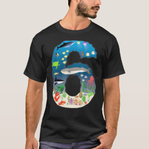Under The Sea Realistic Fish Starfish Sixth Number T-Shirt