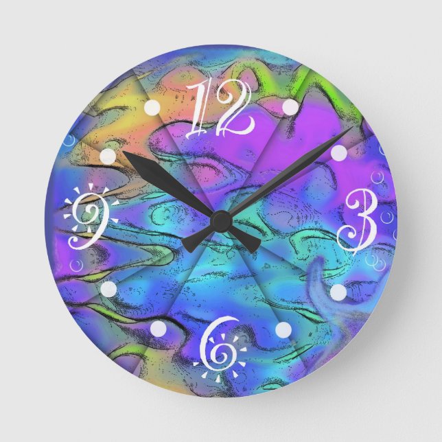 Under the Sea Round Clock (Front)