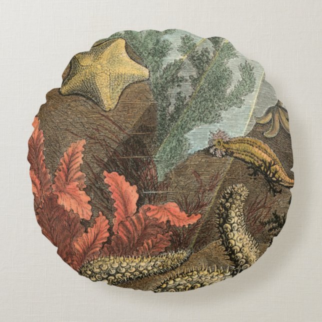 Under the Sea Round Pillow (Front)