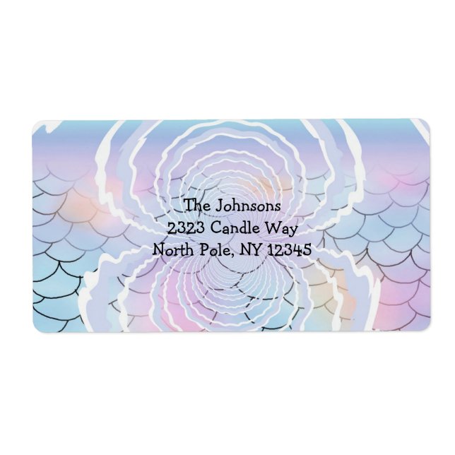 Under the Sea Scales New Address Label (Front)