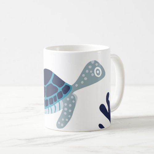 Under the Sea _ Sea Turtle Coffee Mug