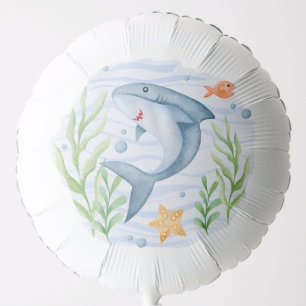 Under the Sea Shark Baby Shower Balloon