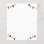 Under the sea Shark birthday time capsule message (Back)