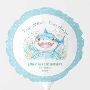 Under the Sea Shark Ocean Boy Baby Shower Balloon