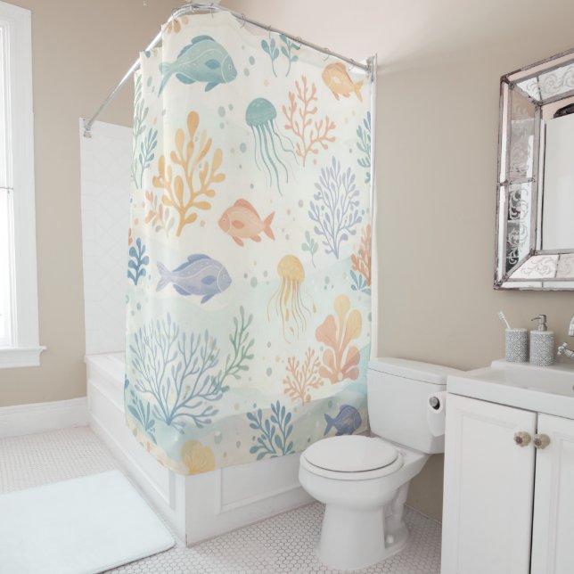 Under the Sea Shower Curtain (In Situ)