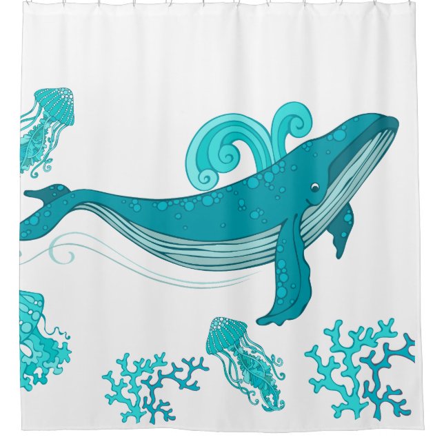 Under the sea  shower curtain (Front)