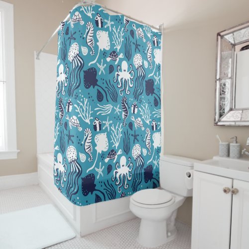 Under the Sea Shower Curtain