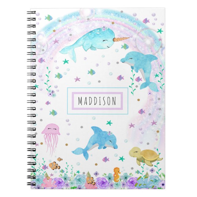 Under the Sea Spiral Notebook (Front)