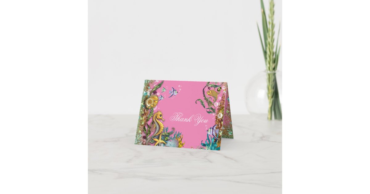 Under the Sea Thank You | Zazzle