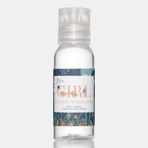 Under the Sea Theme Baby Shower Hand Sanitizer