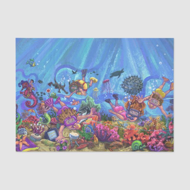 Under the Sea Tissue Paper (Front)