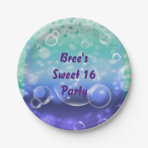 Under The Sea Tropical Ocean Birthday Party Paper Plates