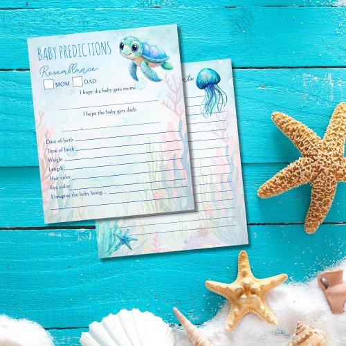 Under the sea turtle blue baby predictions advice