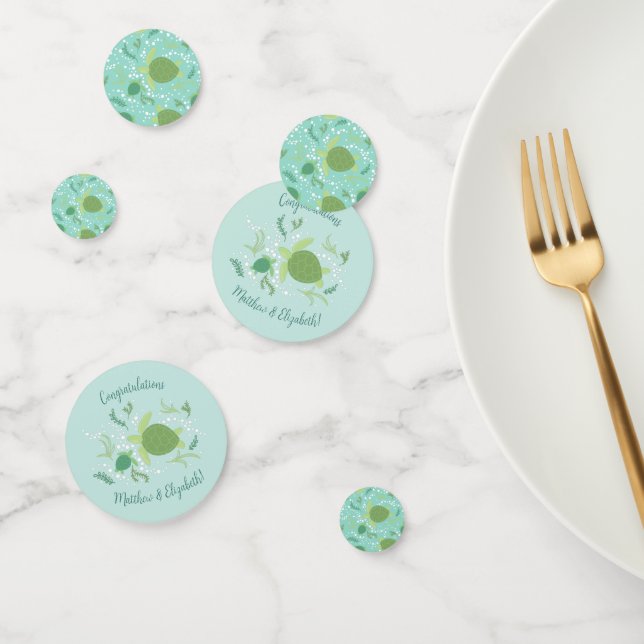 Under the Sea Turtles Baby Shower Confetti (Group)