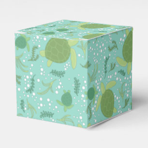 Under the Sea Turtles Baby Shower Favor Boxes