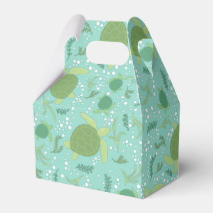 Under the Sea Turtles Baby Shower Favor Boxes