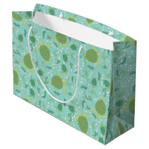 Under the Sea Turtles Baby Shower Large Gift Bag