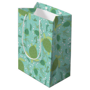 Under the Sea Turtles Baby Shower Medium Gift Bag