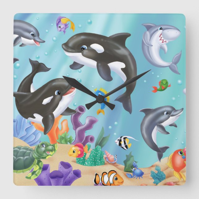 Under the Sea Wall Clock (Front)