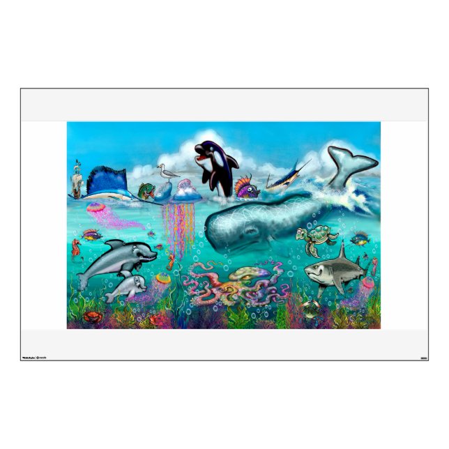 Under the Sea Wall Decal (Front)