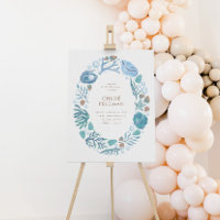 Under the Sea Watercolor Nautical Welcome Sign