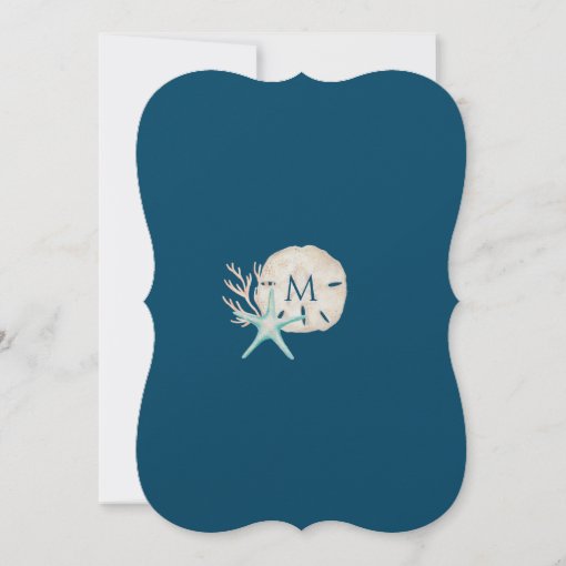 Under The Sea Watercolor Seashells Quinceañera Invitation | Zazzle
