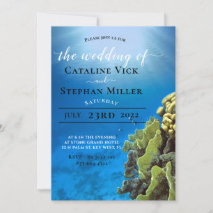 Under The Sea Wedding Invitations