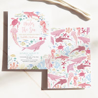 Under The Sea Whale Girl Baby Shower