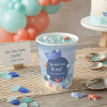 Under the Sea Whale jellyfish Starfish Baby Shower