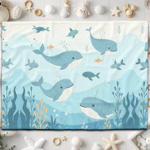 Under the Sea Whales & Fish  