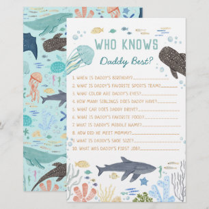 Under The Sea Who Knows Daddy Best Game