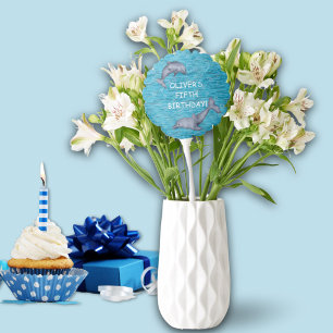 Under The Sea With Dolphins Birthday Party Balloon