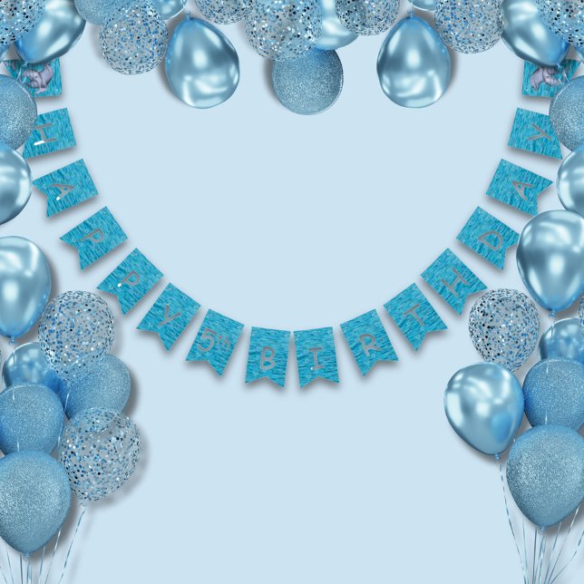 Under The Sea With Dolphins Birthday Party Bunting Flags (Creator Uploaded)