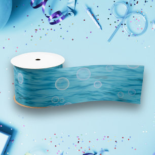 Under The Sea With Dolphins Birthday Party Satin Ribbon